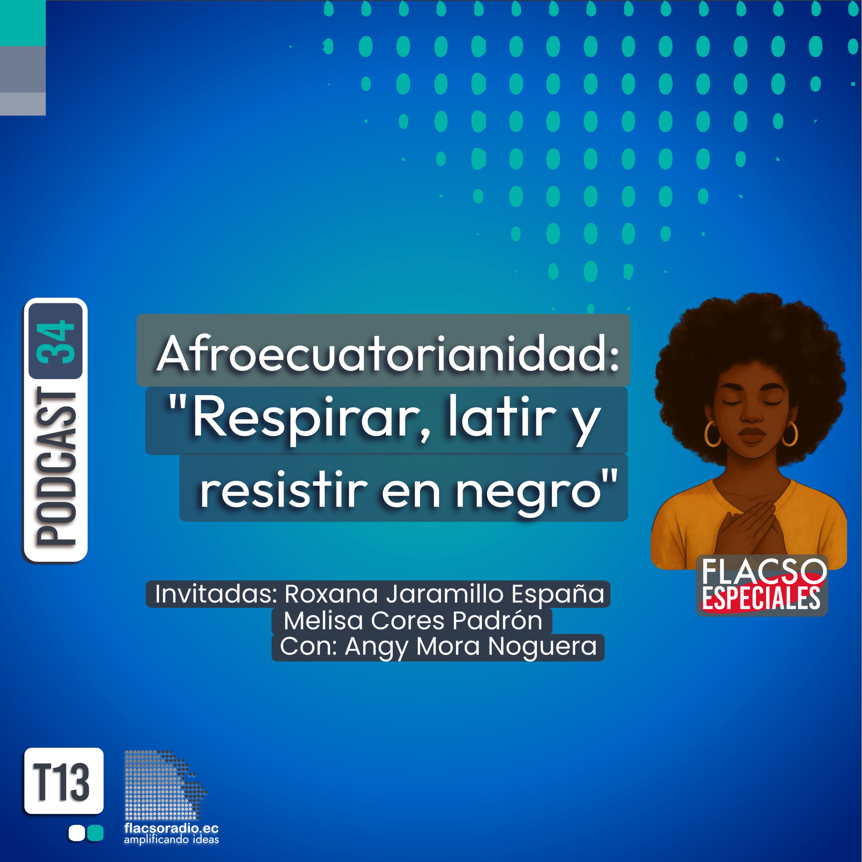 Afroecuatorianidad: «Respirar, latir y resistir en negro» Podcast 34 Flacso Especiales