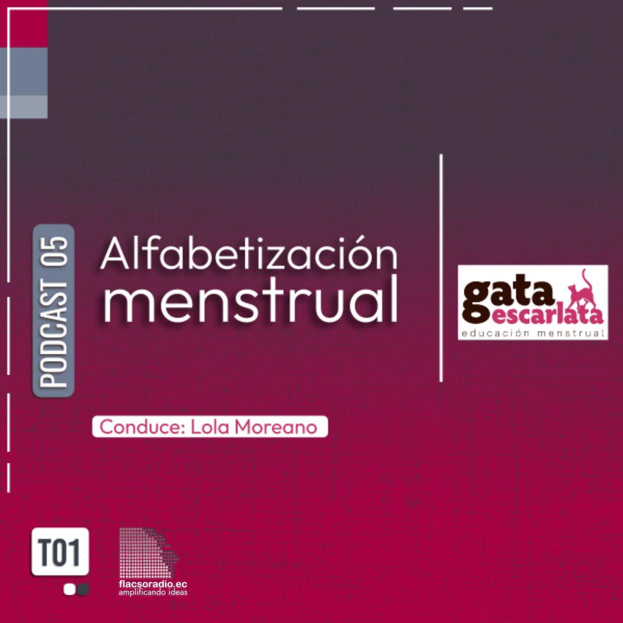 Alfabetización menstrual  | Podcast 05 Gata Escarlata