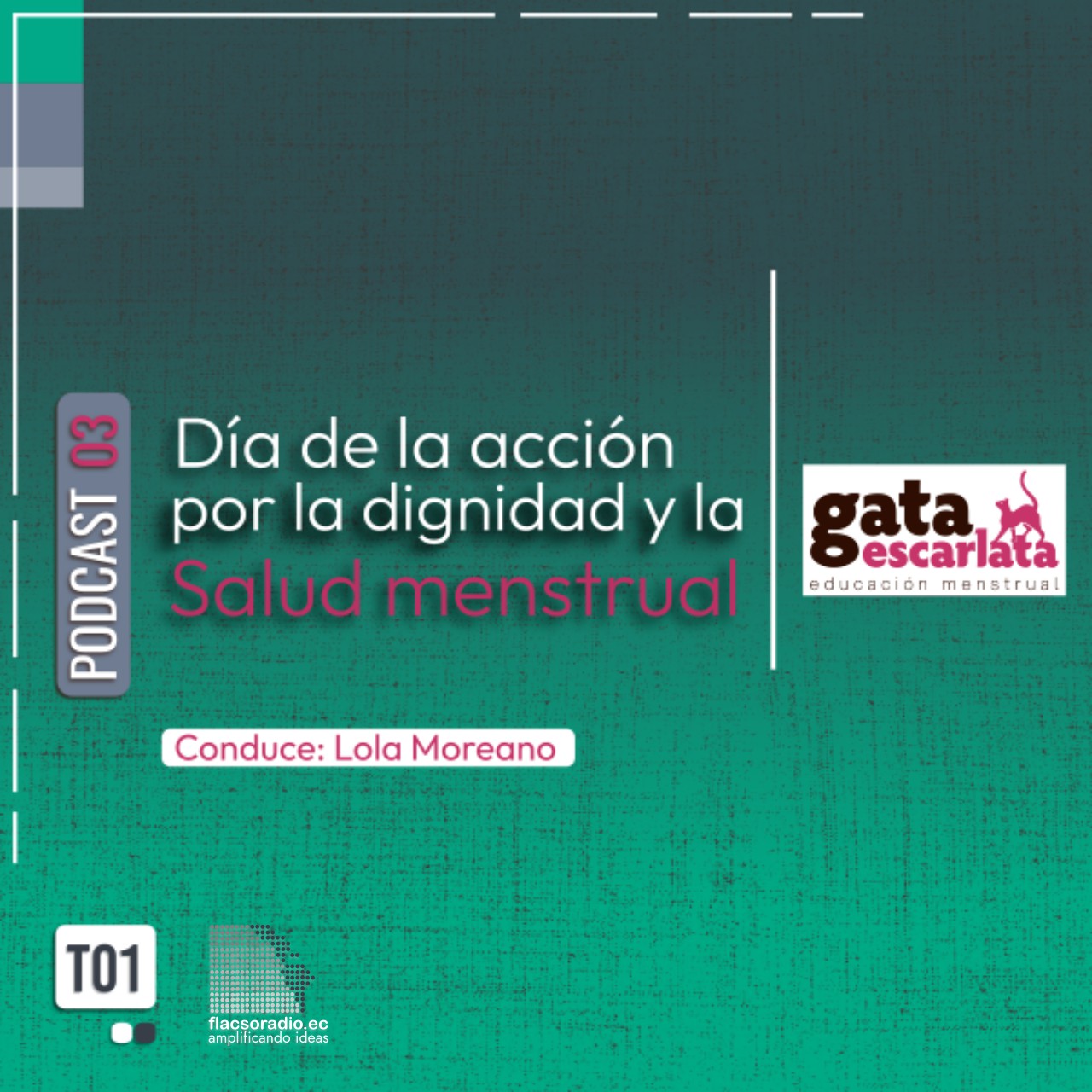 Día de la acción por la Dignidad y Salud menstrual | Podcast 03 Gata Escarlata